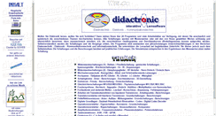 Desktop Screenshot of didactronic.de
