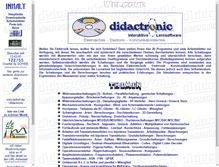 Tablet Screenshot of didactronic.de